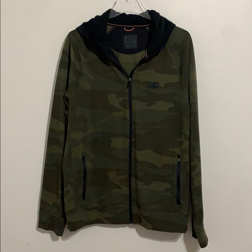 Mens Abercrombie hoodie camo sweatshirt size Lg ❤️ - Picture 1 of 6